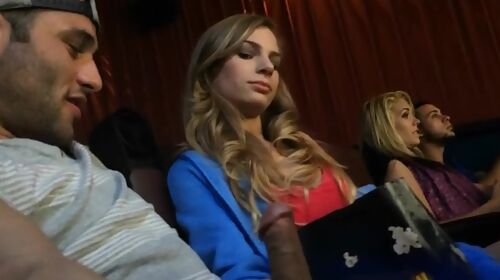 Sex in the dark theater