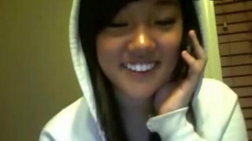 Asian immature cutie naked on stickam